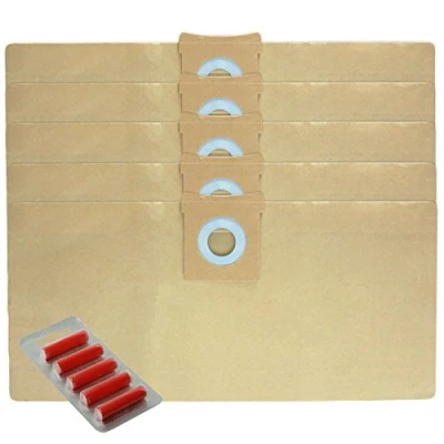 Imagen de Spares2go Bolsa resistente para aspirador (más ambientadores). 5 Bags + Fresheners
