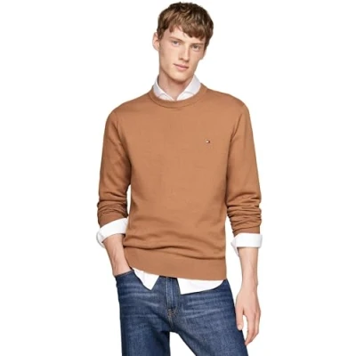 Imagen de Tommy Hilfiger CREW NECK Jersey de punto, Hombre, Talla: Small, Safari canvas