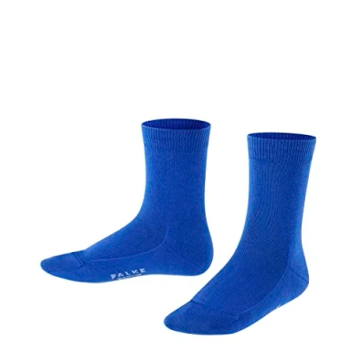Imagen de FALKE Family K SO algodón sostenible unicolor 1 par, Calcetines Unisex niños, Azul (Cobalt Blue 6054) nuevo ecológico, 35 38