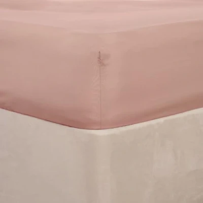 Imagen de Brentfords Sábanas bajeras, 100% poliéster, Microfibra Suave, Rosa encarnado, Matrimonio