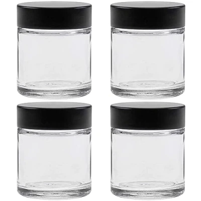 Imagen de Viva Haushaltswaren Botes de Cristal con Tapa, en Diferentes tamaños/número Unidades, Vidrio, Transparente, 30 ml