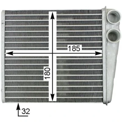 Imagen de MAHLE ORIGINAL AH 208 000S Radiador de Calefaccion con junta anular VOLKSWAGEN: Passat B6 Berlina, Variant, Touran I, AUDI: A3 Sportback