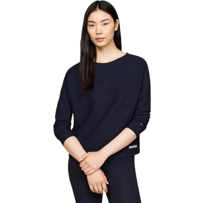 Imagen de Tommy Hilfiger Track Camiseta de pijama, Mujer, Talla: 42 44, Desert sky
