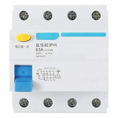 Imagen de Fafeicy Disyuntor 63A RCCB, de corriente residual Protector fugas eléctricas 230V 30mA
