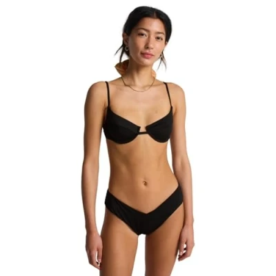 Imagen de Billabong SOL Searcher FIJI Braguita de bikini, Mujer, Talla: Large, Black pebble
