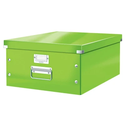 Imagen de Leitz Caja de Almacenaje A3, Gama Click and Store, Grande, Verde, 60450054