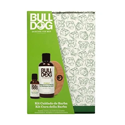Imagen de Bulldog Skincare For Men Paquete de regalo &quot;Beardcare Kit&quot; Contiene 1 Aceite Barba, Champú 2 en Barba y Peine
