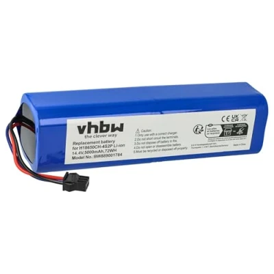 Imagen de vhbw 1x batería Compatible con Honiture Q6 Robot Limpieza (5000 mAh, 14,4 V, Li Ion)