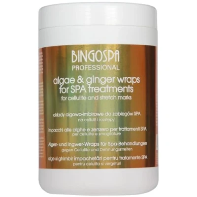 Imagen de BINGOSPA professional concentrado de algas y jengibre para estrías celulitis compresas 1000 ml
