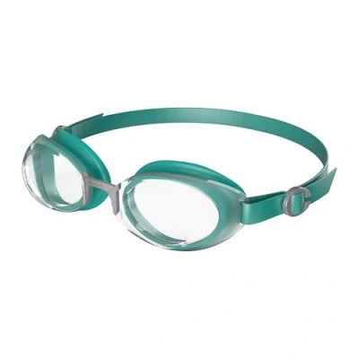 Imagen de Speedo Gafas de natación Jet 2.0, para nadar, Visión óptima Unisex Adulto, Jade/Cromo/Transparente, One Size