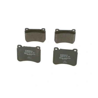 Imagen de BOSCH 0 986 494 166 Juego de pastillas freno Low Metallic Chapa antichirridos MERCEDES BENZ: CLK Coupé, Clase C Berlina, T modell