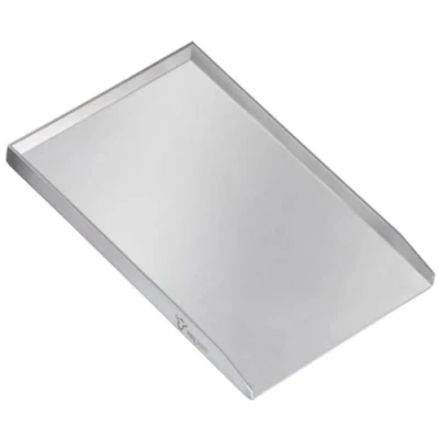 Imagen de BBQ Toro plancha de acero inoxidable, 30 x 45 cm, para barbacoa, rectangular, universal y maciza, bandeja barbacoa carbón vegetal gas, accesorio sartén,