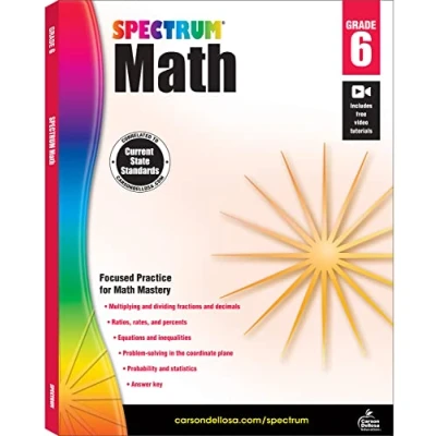 Imagen de Spectrum Math, Grade 6