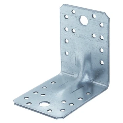 Imagen de Gah Alberts 334581, Escuadra de ángulo con reborde (acero galvanizado por procedimiento sendzimir), 90 x 65 mm, Pack 50