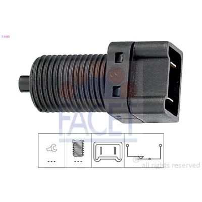 Imagen de FACET 7.1075 Interruptor luces freno mecánico Made in Italy OE Equivalent RENAULT: LAGUNA 2, 2 Grandtour, CLIO 1