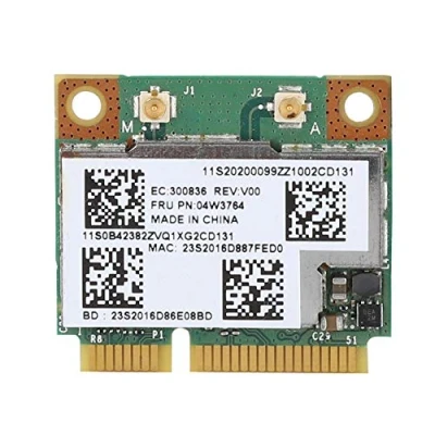 Imagen de Tosuny Tarjeta de Red Mini PCI E, Chip BCM943228HMB Original, Banda Dual 802.11A / B/G para Lenovo PC 04W3746 portátil B430 B490 B590, etc.