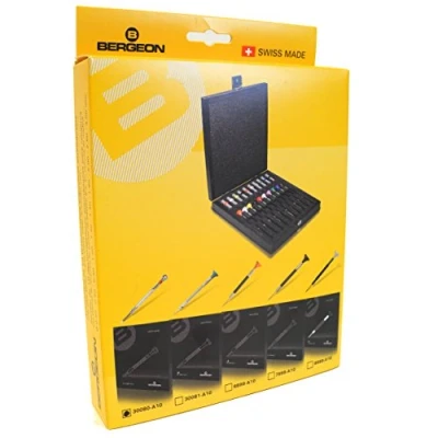 Imagen de Bergeon 30080 A10 Set de 10 Destornilladores Relojero KY30080 Herramienta