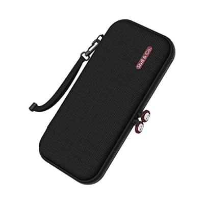 Imagen de Skull &amp; Co. Every Day Slim Carrying Case for Nintendo Switch OLED and Regular Switch: Portable Hard Shell Protective Travel Black