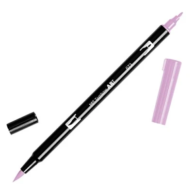 Imagen de Tombow Dual Brush 673 Rotulador doble punta pincel, color púrpura