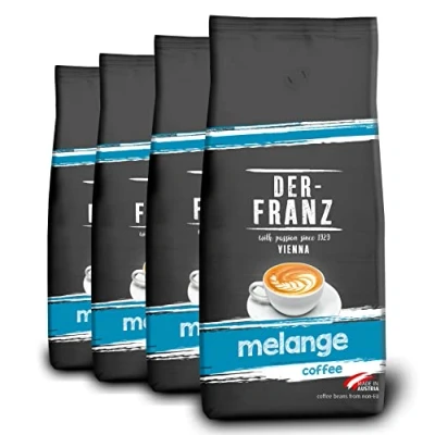 Imagen de Der Franz Café Melange con certificación UTZ, molido, 4 x 1000 g