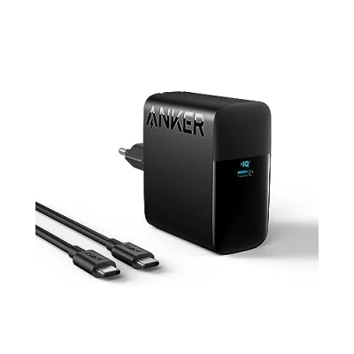 Imagen de cargador para MacBook Pro, USB C de 100 W, plegable Anker PIQ 3.0 Air, iPad iPhone 14, Samsung Galaxy y dispositivos (cable 1,5 m incluido)
