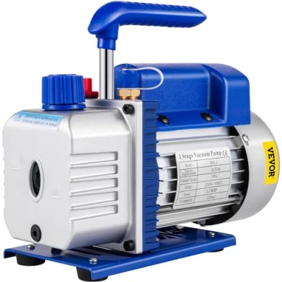 Imagen de VEVOR Bomba de Vacío 3 CFM 1/4 HP 220 V / 60 Hz, para Aire Acondicionado Coche con Velocidad Rotación 1.720 rpm Mantenimiento Automóviles Envasado al