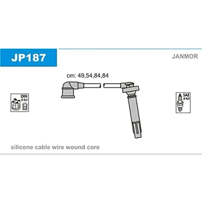 Imagen de Juego de cables encendido JANMOR JP187