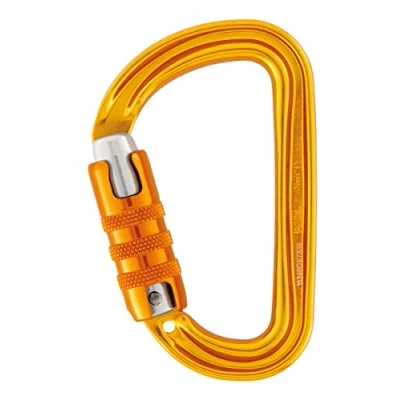 Imagen de Petzl M39A TL New Sm&#039;D Mosquetón asimétrico Ultraligero, Cierre triact, Amarillo
