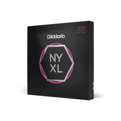 Imagen de D&#039;Addario NYXL45100SL 45 100 Regular Light Super Long Scale Nickel Wound Bass Guitar Strings
