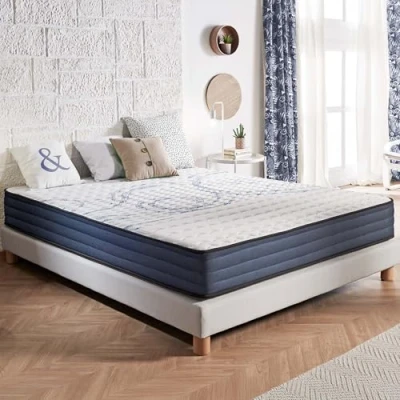 Imagen de Naturalex Colchón Viscoelástico 120x190 cm Altura 21 PerfectDream Espuma Ultra Transpirable MemoFeel V30 + Blue Látex Semifirme Máximo Comfort Hipoalergénico Reversible