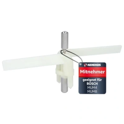Imagen de Kenekos Accesorios de recambio para las cuchillas la serie MUM 4 Bosch, ProfiMaxx 44, 46, 47, etc. MUZ4DS2, MUZ4DS3. Sustituye a pieza 00091027/091027. Compatible con el bol TurMix.