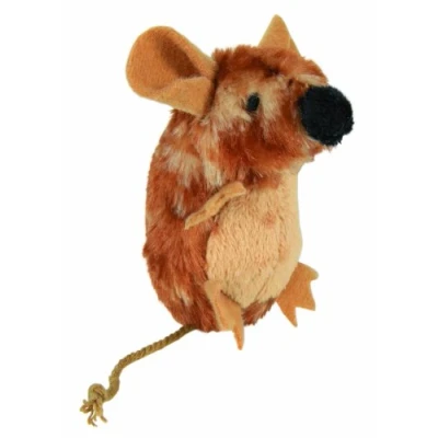Imagen de TRIXIE Ratón con sonido, Peluche, Catnip, 8 cm, Gato