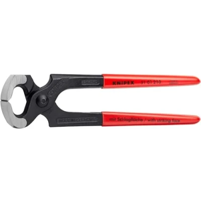 Imagen de Knipex Tenaza para carpintero negro atramentado, recubiertos de plástico 210 mm 51 01