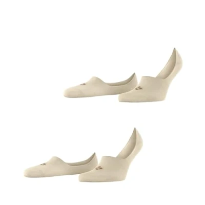 Imagen de Burlington Everyday 2 Pack M IN algodón invisibles unicolor pares, Calcetines pinkies Hombre, Beis (Gravel 4840), 39/40 EU