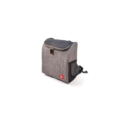 Imagen de Iris Barcelona Mochila Nevera Enjoy Life, Térmica para Llevar Comida y Bebida, Portátil Estilo Playa, Camping, Excursión, Bolsa 10 L Negro Gris Jaspeado