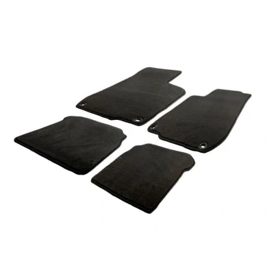 Imagen de AutoStyle TM VO531 Juego de alfombrillas suelo textil delante y detrás negro