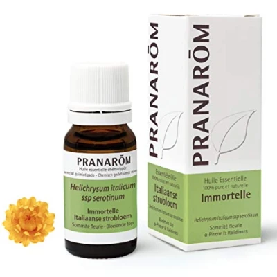 Imagen de PRANAROM Siempreviva Aceite Esencial Quimiotipado Cuidado de la Piel y Melancolía 100% Puro Natural HECT 10ml