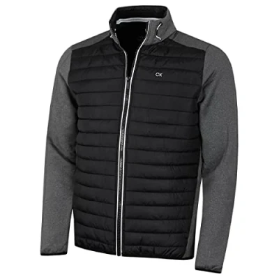 Imagen de Calvin Klein Hombre CK Hybrid Aislar Chaqueta de Golf Charcoal/Negro L