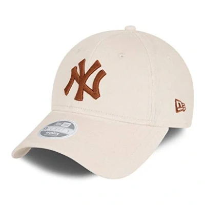 Imagen de New Era York Yankees Cap MLB Basecap Cord Kappe Baseball Damen Beige One Size