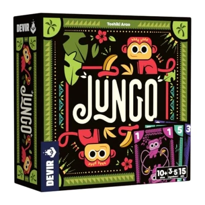 Imagen de Devir Jungo, Juego de Mesa, Divertido y Rápido, con Familia Amigos, Party, Cartas (BGJUNSP)