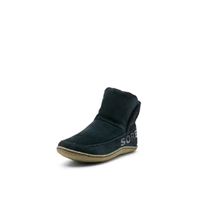 Imagen de Sorel Nakiska Bootie, Zapatillas de Estar por Casa para Mujer, Negro (Black/Sage), 43 EU
