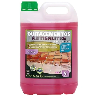 Imagen de Monestir SANET Quitacementos Antisalitre Limpiador restos de Obra Suelos 5 Litros