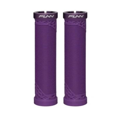 Imagen de Funn Hilt Puños de Manillar para Bicicleta Montaña con Abrazadera Bloqueo Único, Ligeros y Ergonómicos Diámetro Interior 22 mm (Morado)
