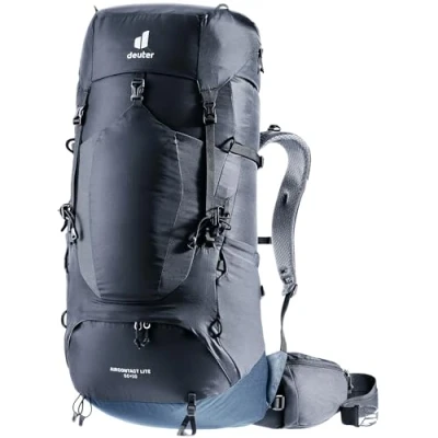 Imagen de Deuter Mochila Aircontact Lite 50 + 10 black marine S/L UNISEX ADULTOS