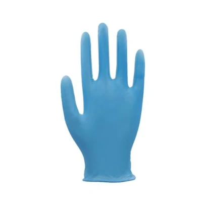 Imagen de L+D 14683 HXL Guantes de goma azul celeste 10 Vinilo, Nitrilo