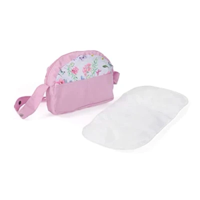 Imagen de Bayer 2000 Chic Bolso Cambiador pañales, Accesorios, de muñeca, Color Flowers Pink (853 53)