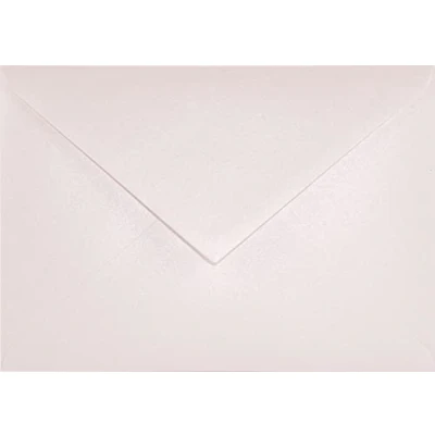 Imagen de Netuno 100 sobres nacarados rosas claros DIN C6 114x162mm 120g Aster Metallic Candy Pink con solapa engomada puntiaguda sin ventana para invitaciones boda Navidad bautizo tarjetas fiestas bricolaje