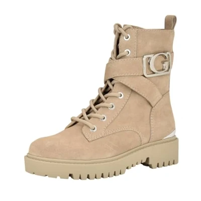 Imagen de GUESS Orana, Botas de Combate Mujer, Taupe Suede 240, 38 EU