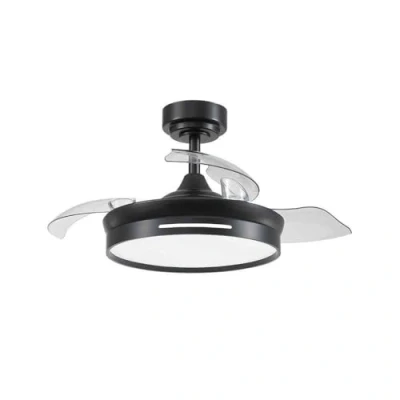Imagen de FABRILAMP AKUNADECOR Ventilador Led 48w Modelo Micenas S Negro Motor Dc