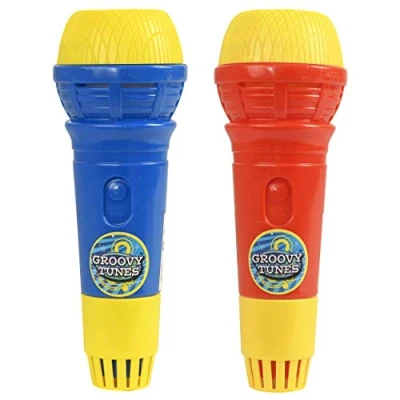 Imagen de Groovy Tunes Echo Microphone (2 No. 1 Blue, Red) by HTI